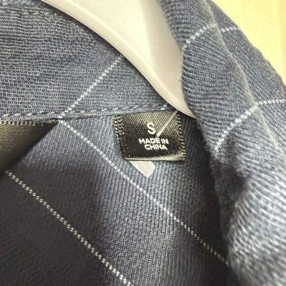 Travis Mathew Button Up Long Sleeve Shirt Men S Navy Business Casual - Picture 4 of 8